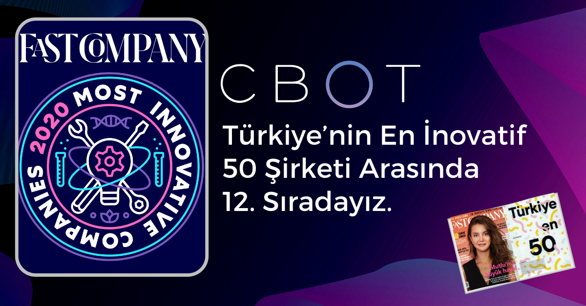CBOT Türkiye’nin En İnovatif 50 Şirketinden Biri