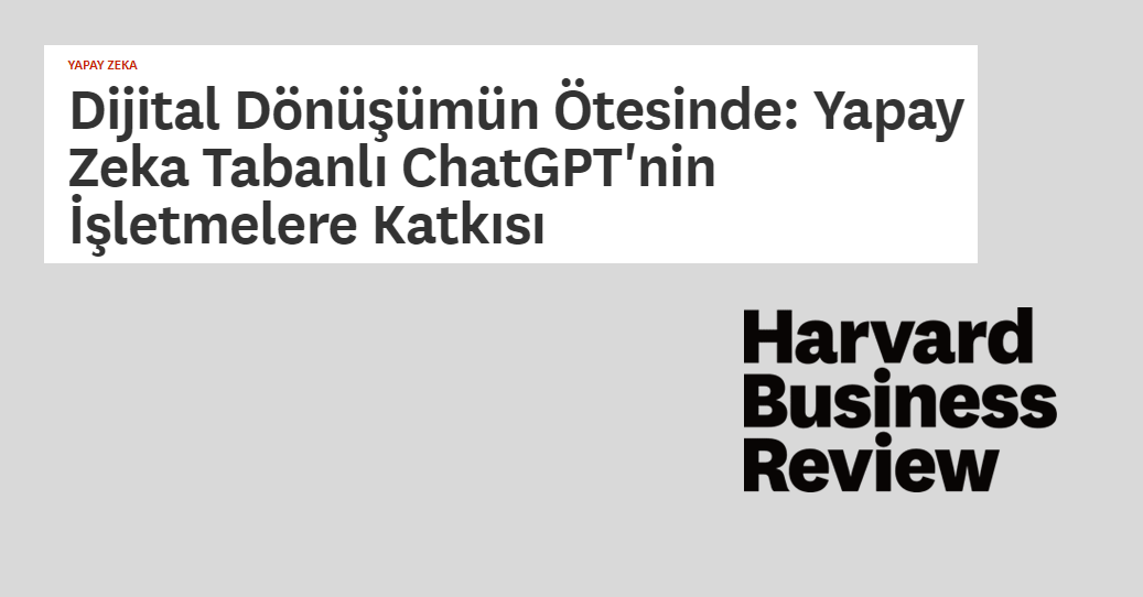 Our CEO Mete Aktaş shared his views on how ChatGPT could revolutionize businesses
