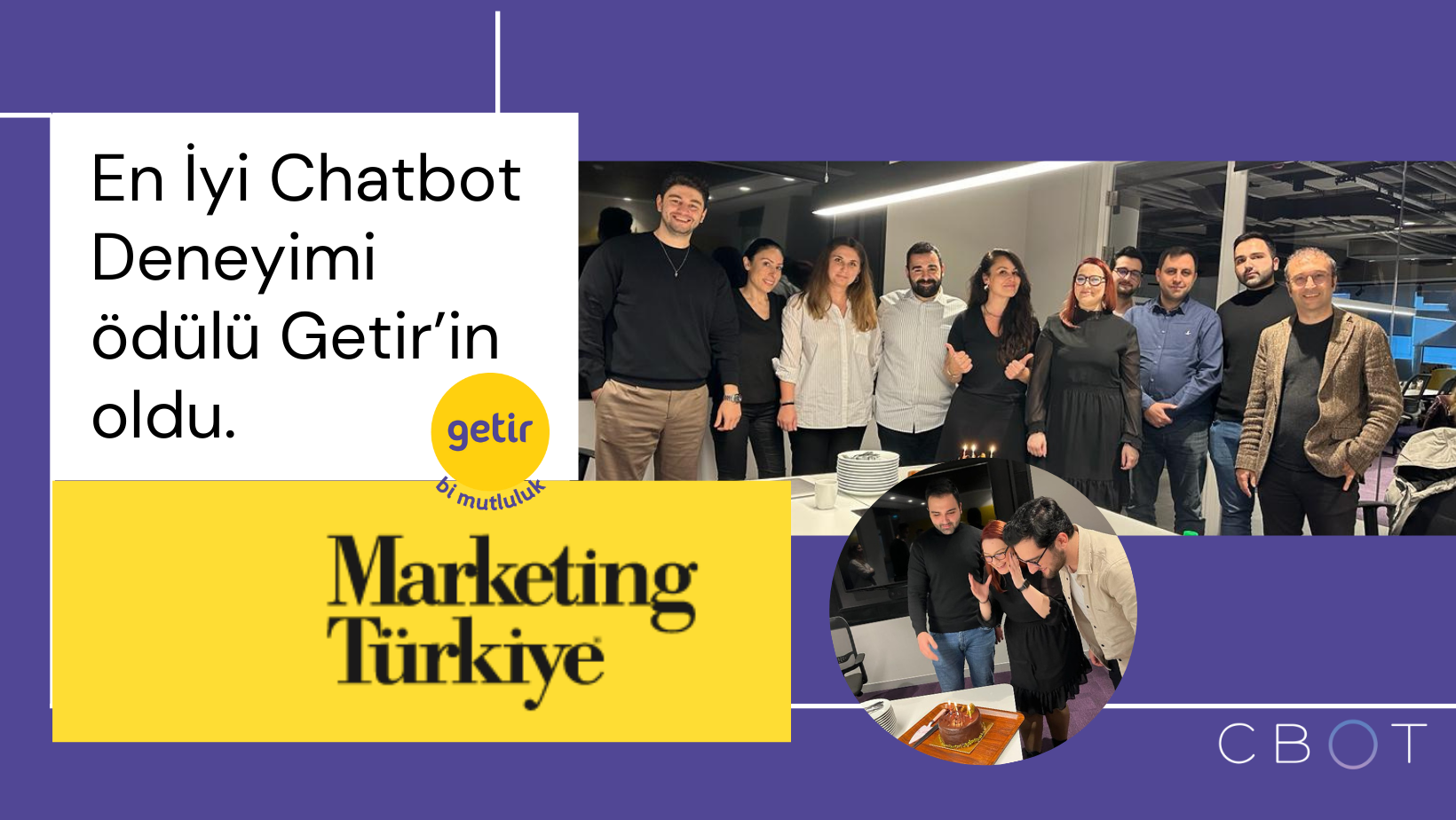Getir Destek, Alfa Awards 2023’te En İyi Sanal Asistan / Chatbot Deneyimi ödülünün sahibi oldu