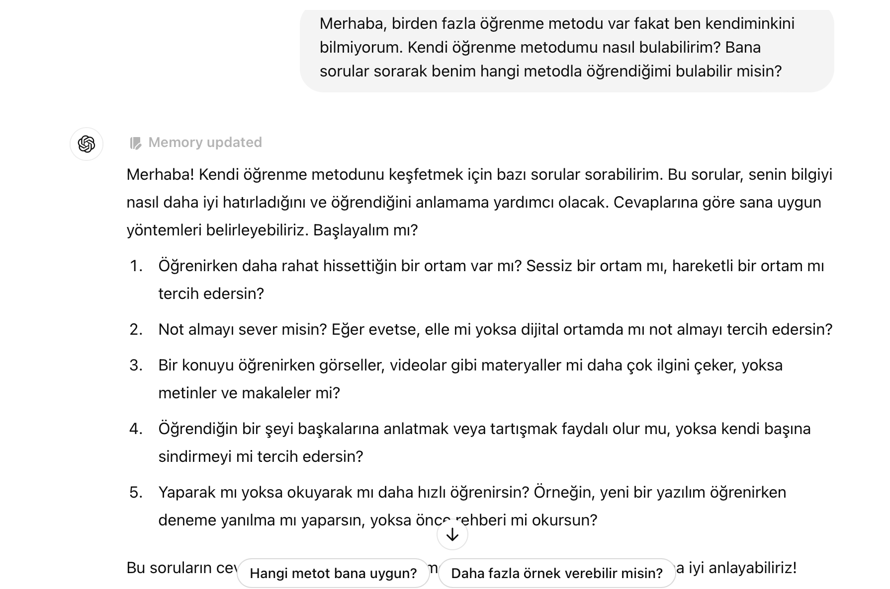 ChatGPT'nin eğitim alanında kullanımı