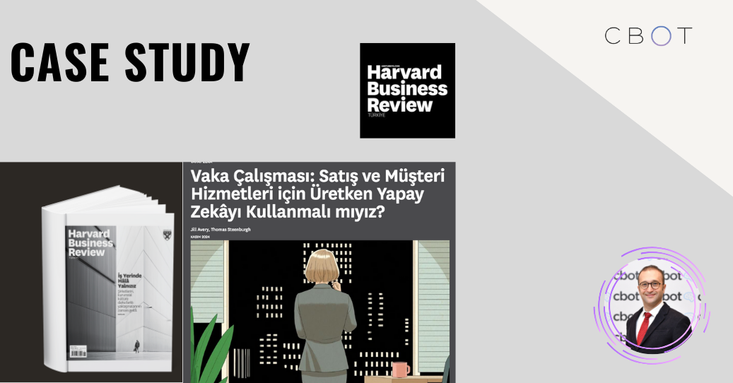 CBOT CEO Mete Aktaş commented for HBR readers