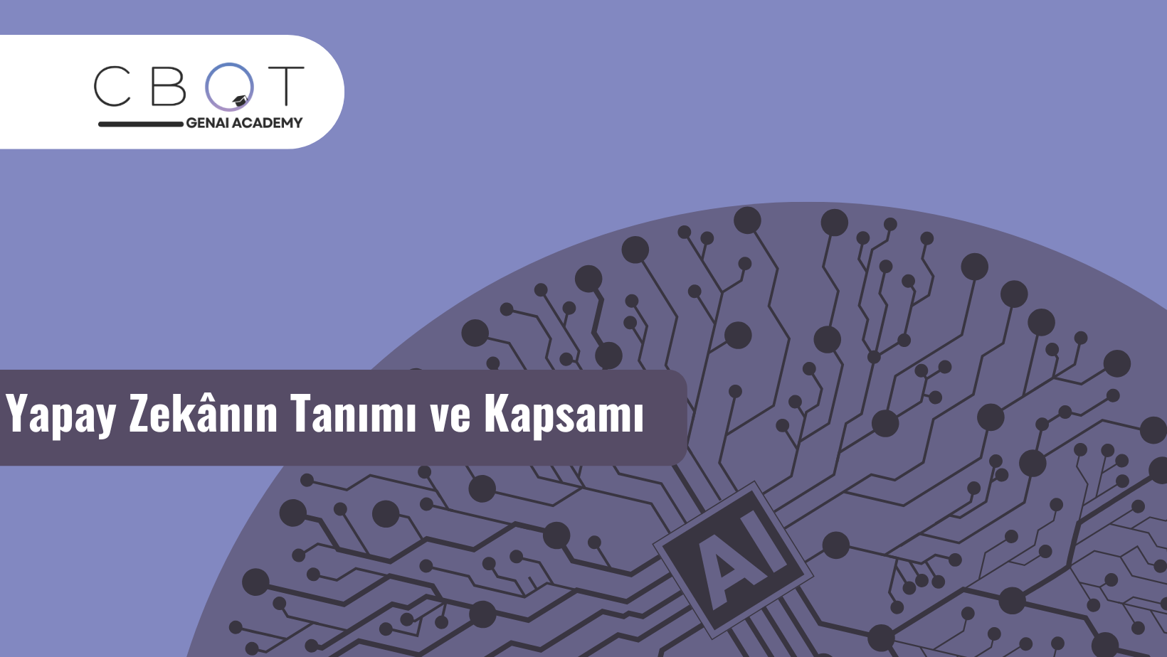 Yapay Zekânın Tanımı ve Kapsamı
