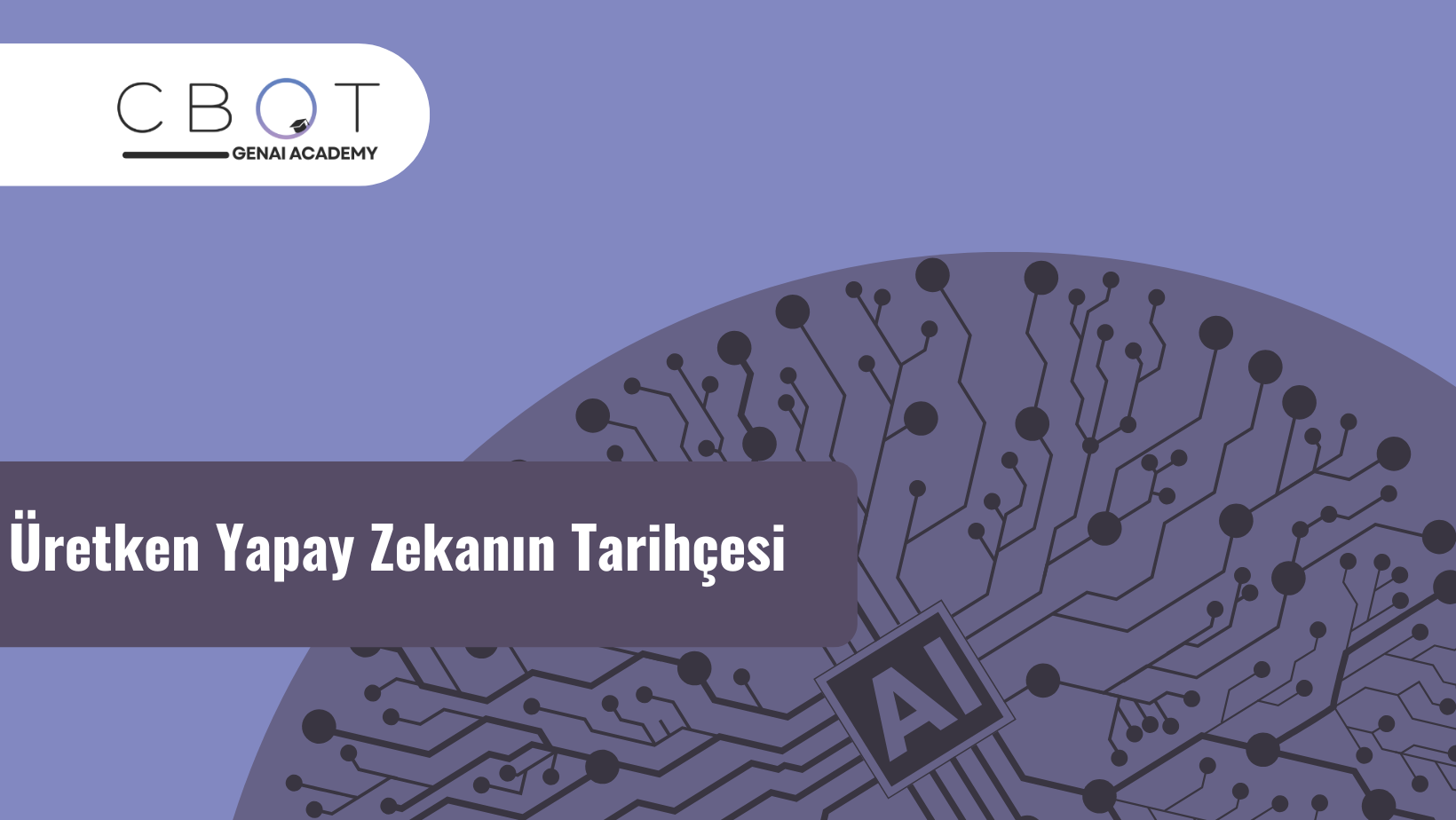 Üretken Yapay Zekânın Tarihçesi
