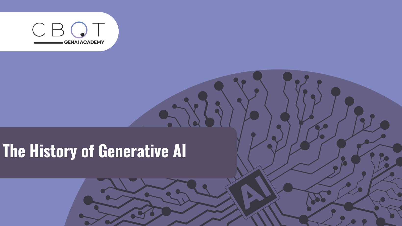 The History of Generative Artificial Intelligence