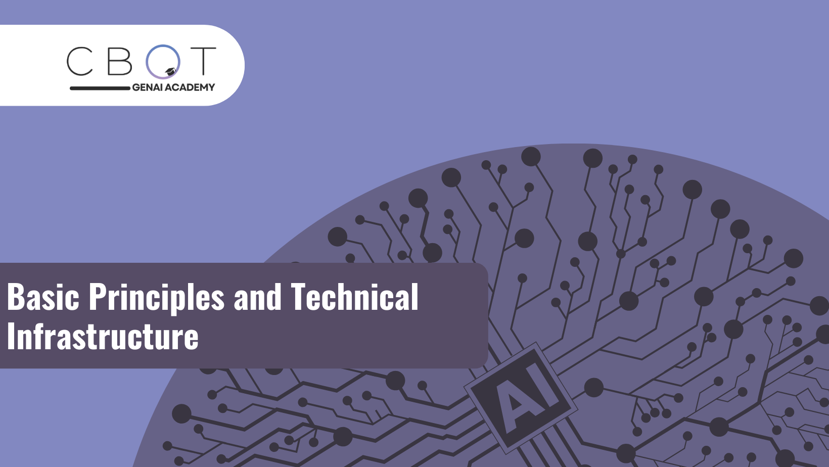Basic Principles and Technical Infrastructure