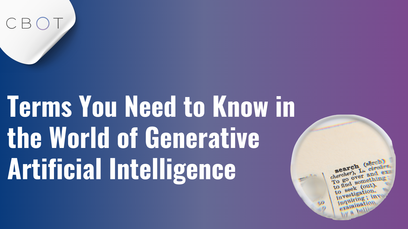 Terms You Should Know in the World of Generative Artificial Intelligence