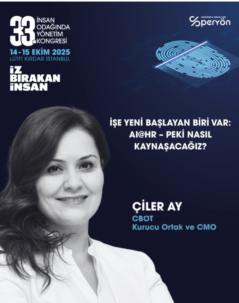CBOT's CMO Çiler Ay on stage at Europe's largest Human Resources congress PERYÖN Human Management Congress!